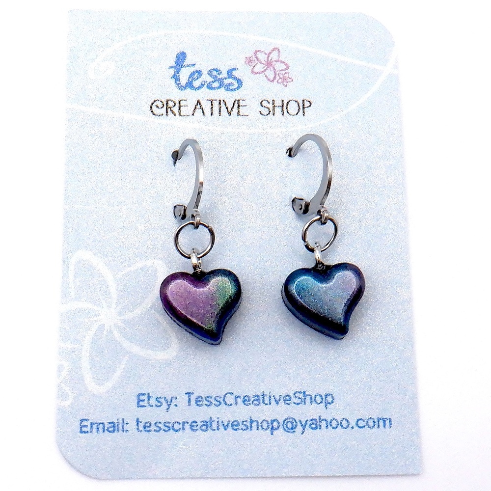 Small Dainty Resin Earrings NEW